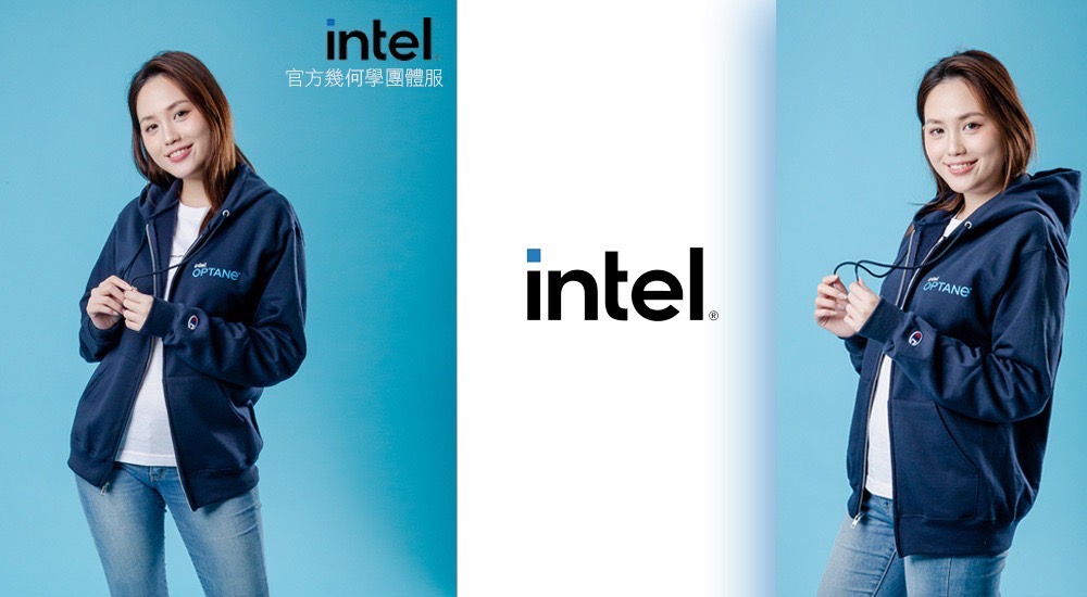 官方幾何學-Intel 半導體企業 團體公司外套