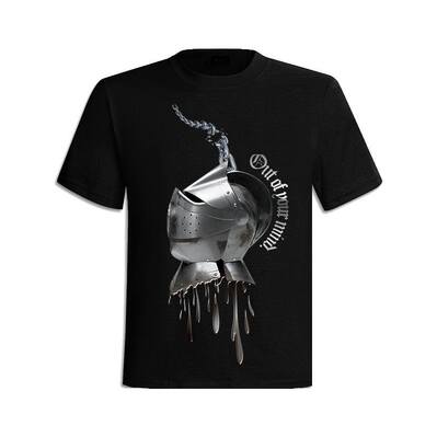 客製化圖案T-shirt設計-鋼盔騎士