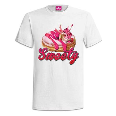 客製化T-shirt印刷 –粉紅甜甜圈