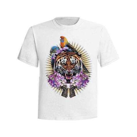 客製化圖案T-shirt設計-虎頭設計