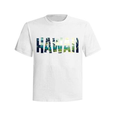 客製化圖案T-shirt設計-夏威夷設計