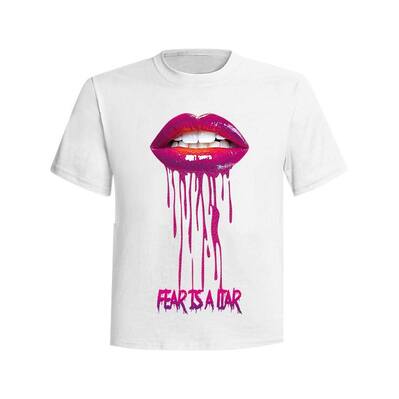 客製化圖案T-shirt設計-嘴唇設計