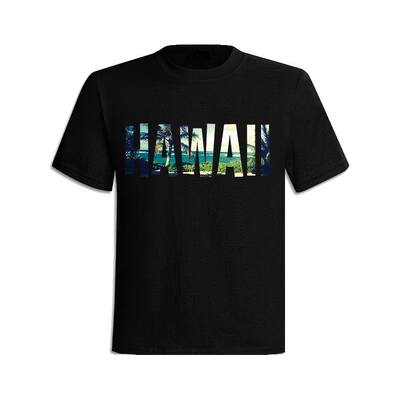客製化圖案T-shirt設計-夏威夷