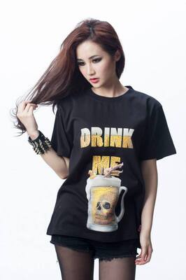 客製化T-shirt印刷 –DRINK ME